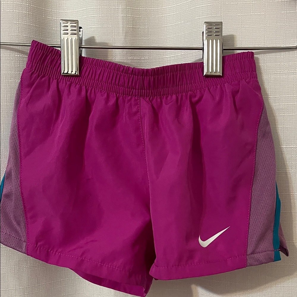 Nike Kids Fuchsia and Purple Shorts